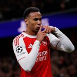 Gabriel Magalhães celebrates a goal. (Photo Credit: Arsenal Media).