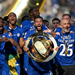 Reece James lifting the CWC trophy ( Photo Credit: Chelsea Via X)