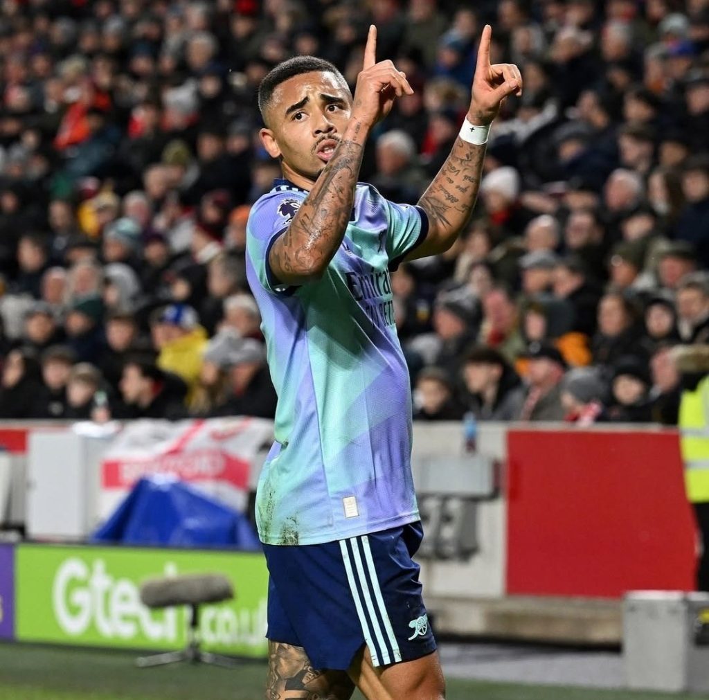 Gabriel Jesus (Photo Credit: Gabriel Jesus via X)
