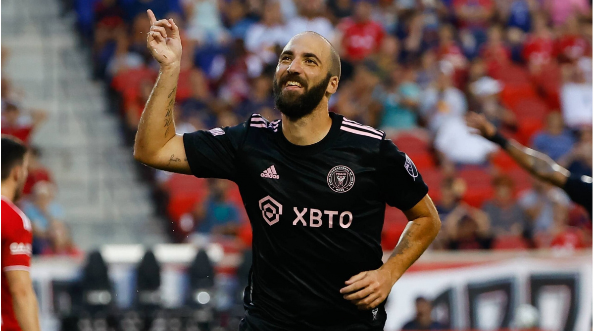 Gonzalo Higuain. (Photo Credit: Inter Miami Media).