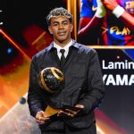 Lamine Yamal Wins Best Forward Award at 2025 Globe Soccer Awards in Dubai - Photo Credit : Globesoccer, Official Website