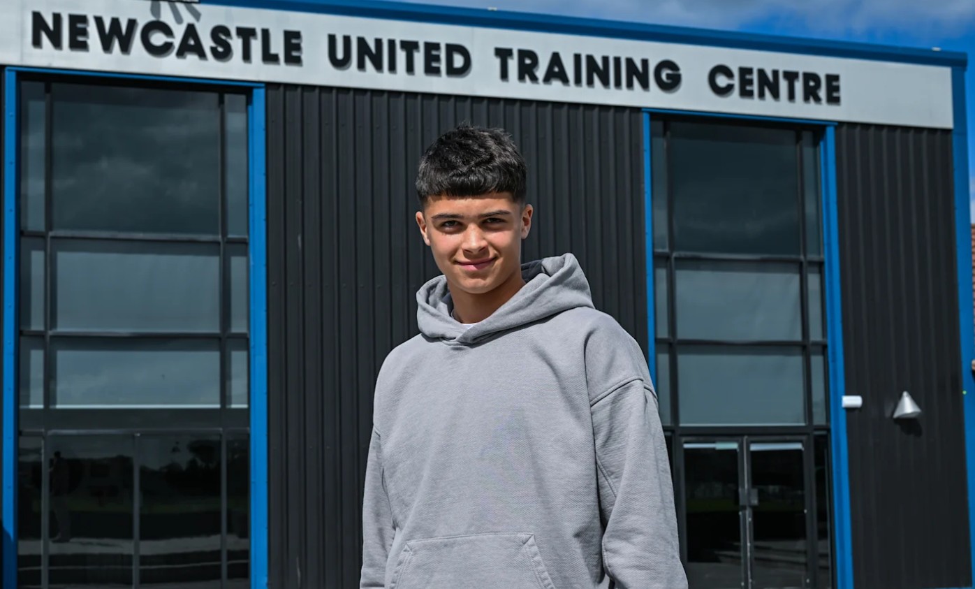 Lewis Miley. (Photo Credit: Newcastle United Media).