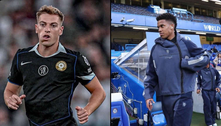 Liam Delap and Willian Estevao. (Photo Credit: Fabrizio Romano Media).