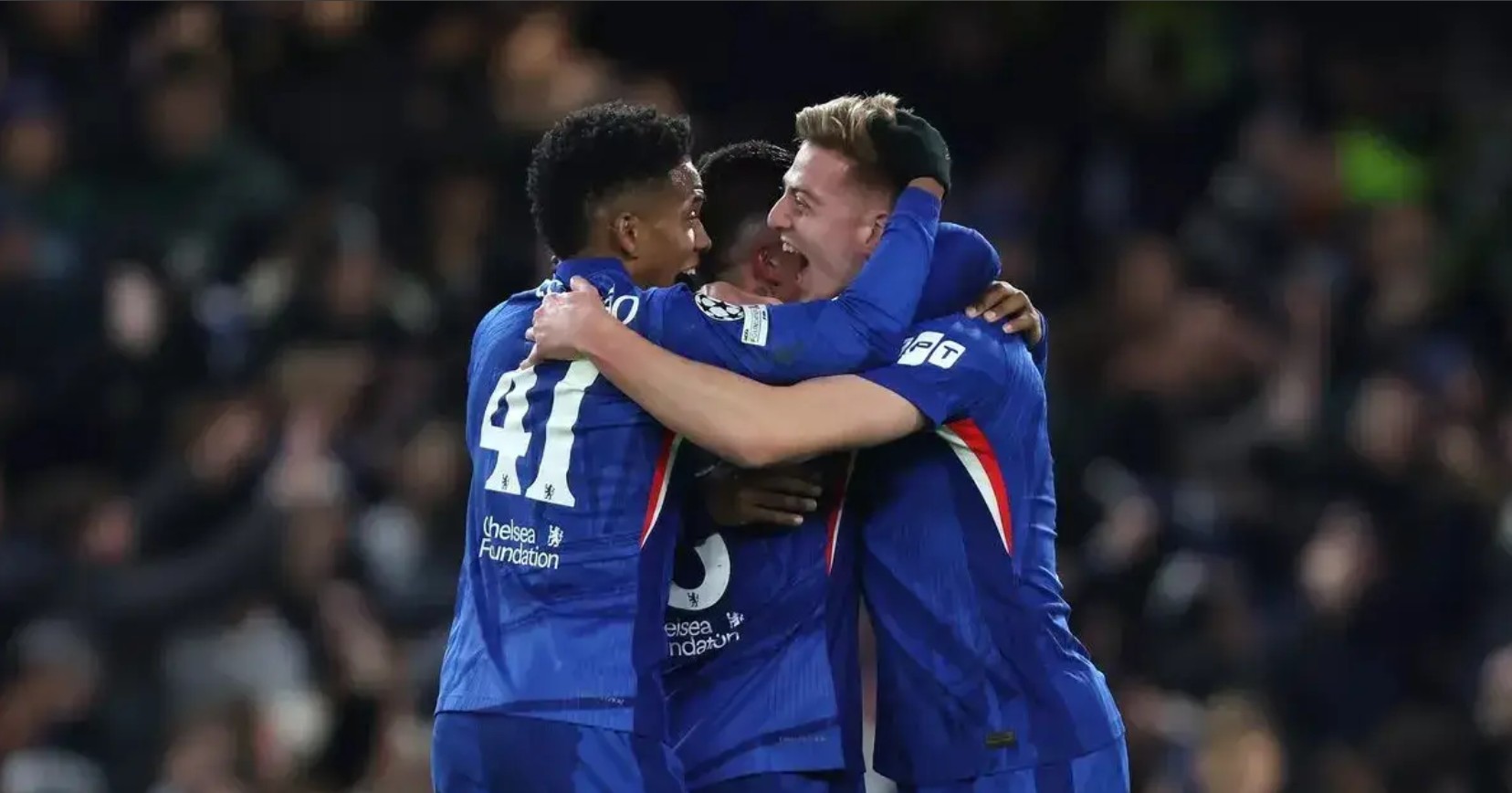 Liam Delap and Willian Estevao. (Photo Credit: Chelsea Media).