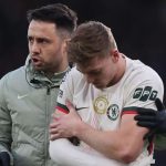 Liam Delap injured. (Photo Credit: Chelsea Media).