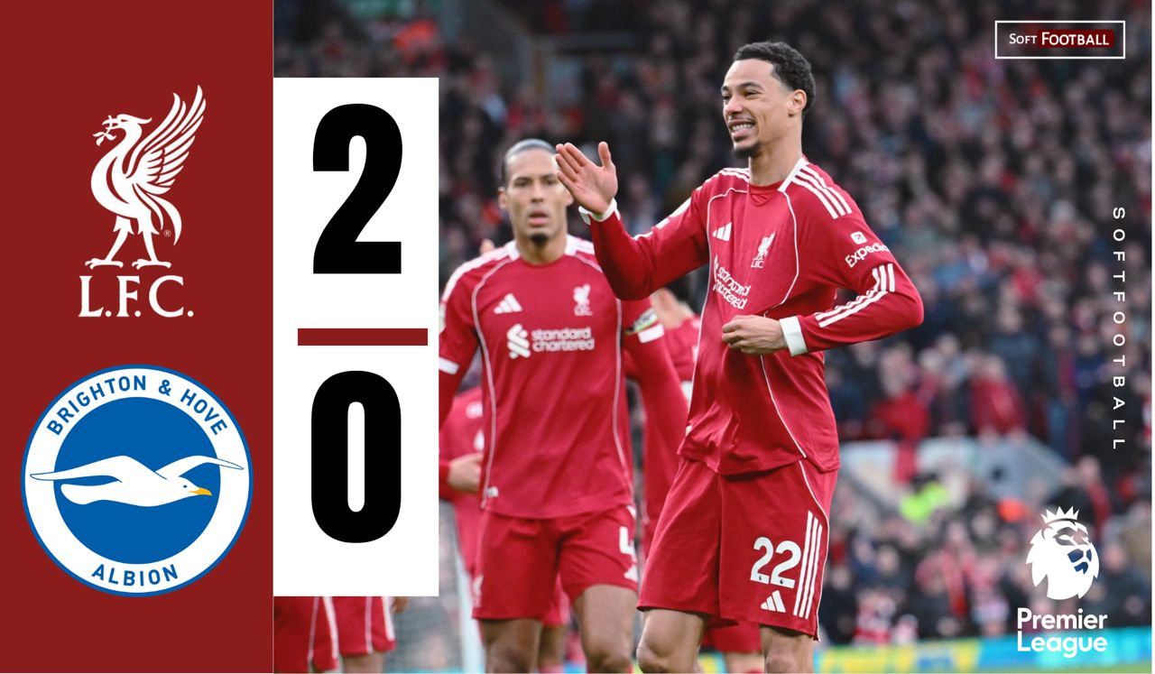 Liverpool 2-0 Brighton. (Photo Credit: Softfootball Media).