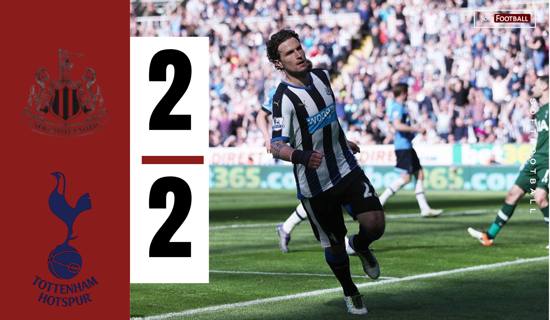 Newcastle vs Tottenham (Photo Credit: Softfootball Media)