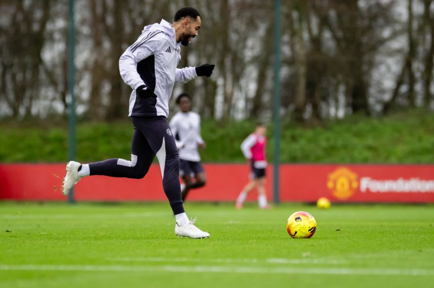 Matheus Cunha. (Photo Credit: Manchester United Media).