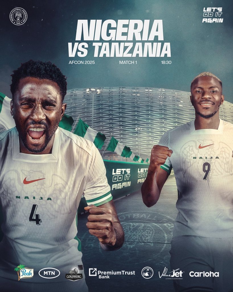 Nigeria vs Tanzania - Photo Credit : Super Eagles, X