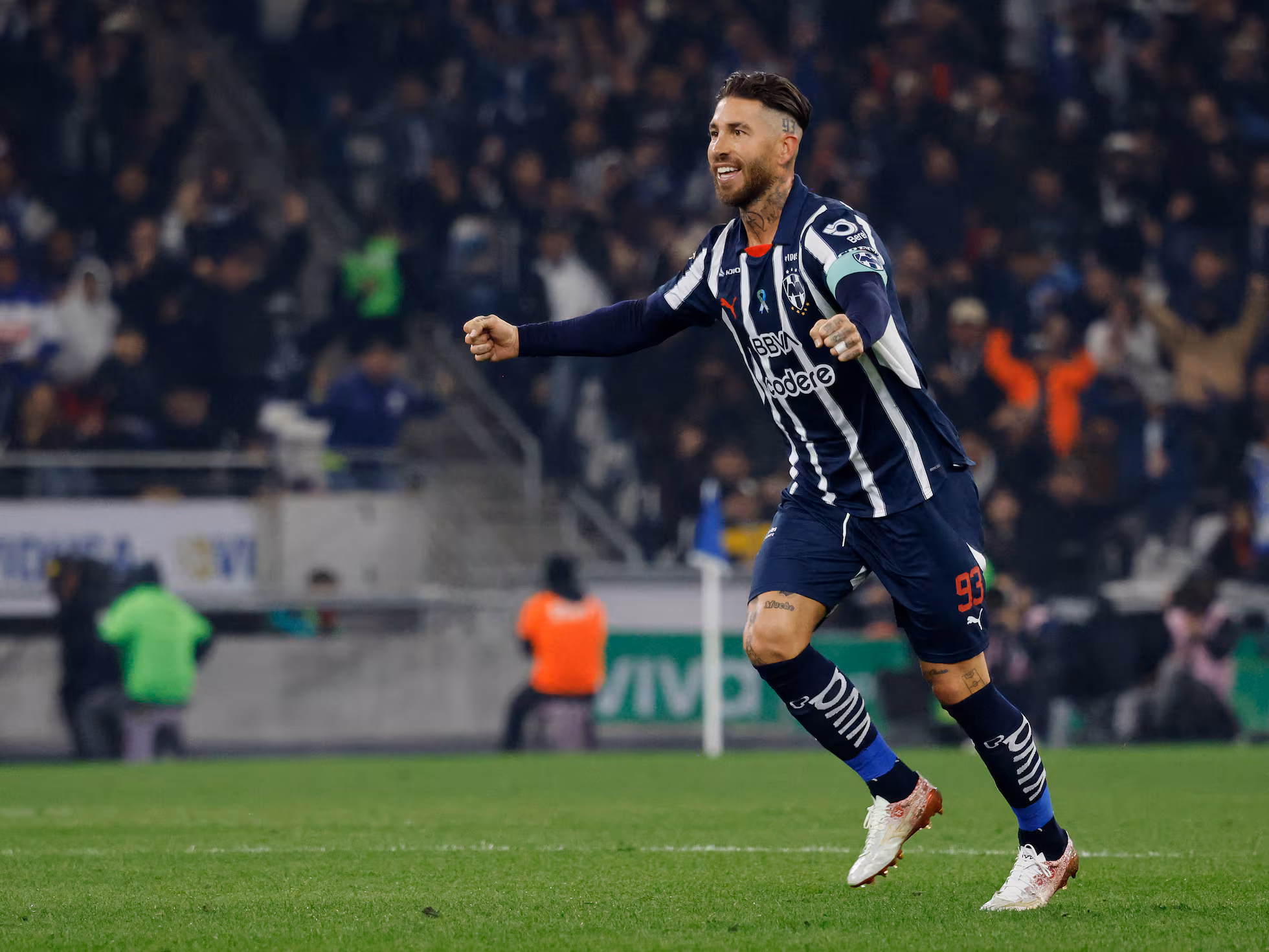 Sergio Ramos with Monterrey (Photo Credit: Monterrey facebook page)