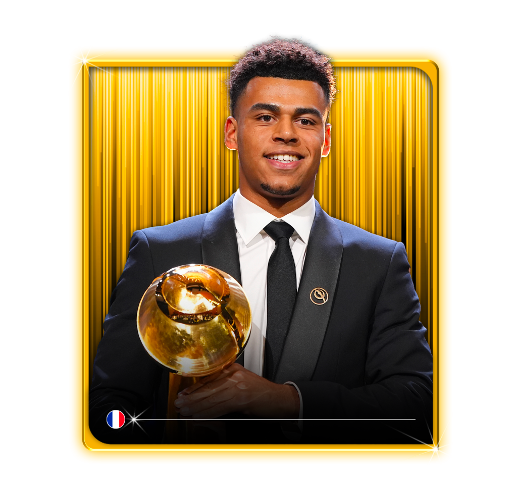 PSG Wonderkid Désiré Doué Wins Emerging Player Award at 2025 Globe Soccer Awards - Photo Credit : globesoccer, Official Website