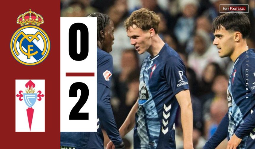 Real Madrid 0-2 Celta Vigo. (Photo Credit: Softfootball Media).