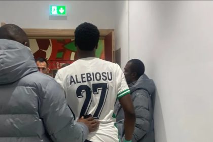 Ryan Alebiosu. (Photo Credit: Super Eagles Media).