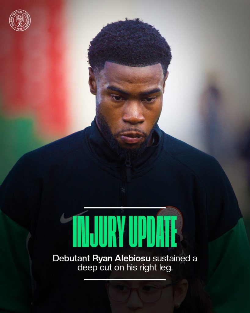 Ryan Alebiosu. (Photo Credit: Super Eagles Media).