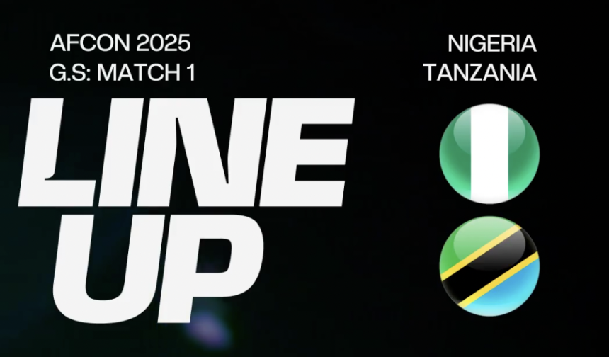 Super Eagles Name Starting XI for AFCON 2025 Opener Against Tanzania - Photo Credit : Super Eagles, X