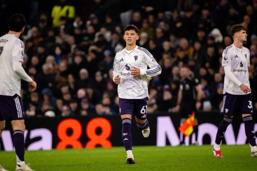 Shea Lacey in action. (Photo Credit: Manchester United Media).