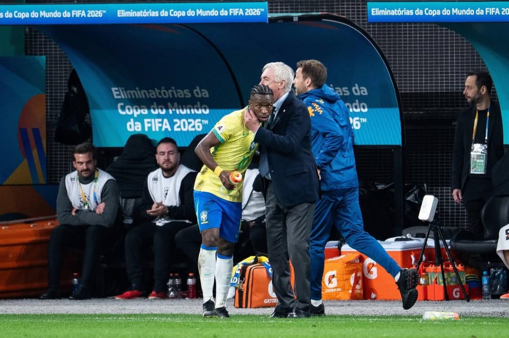 Vinicius Junior and Carlo Ancelotti (Photo Credit: Carlo Ancelotti via Instagram)