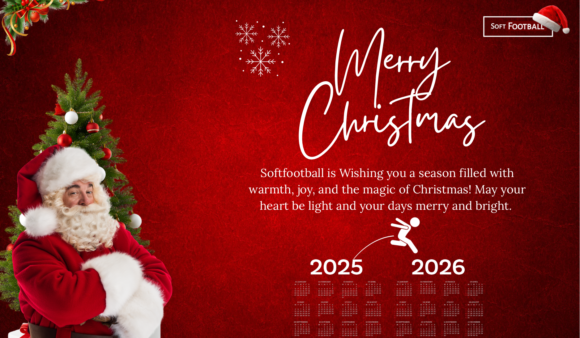 Softfootball Wishes Football Fans a Merry Christmas - Photo Credit : Softfootball Media