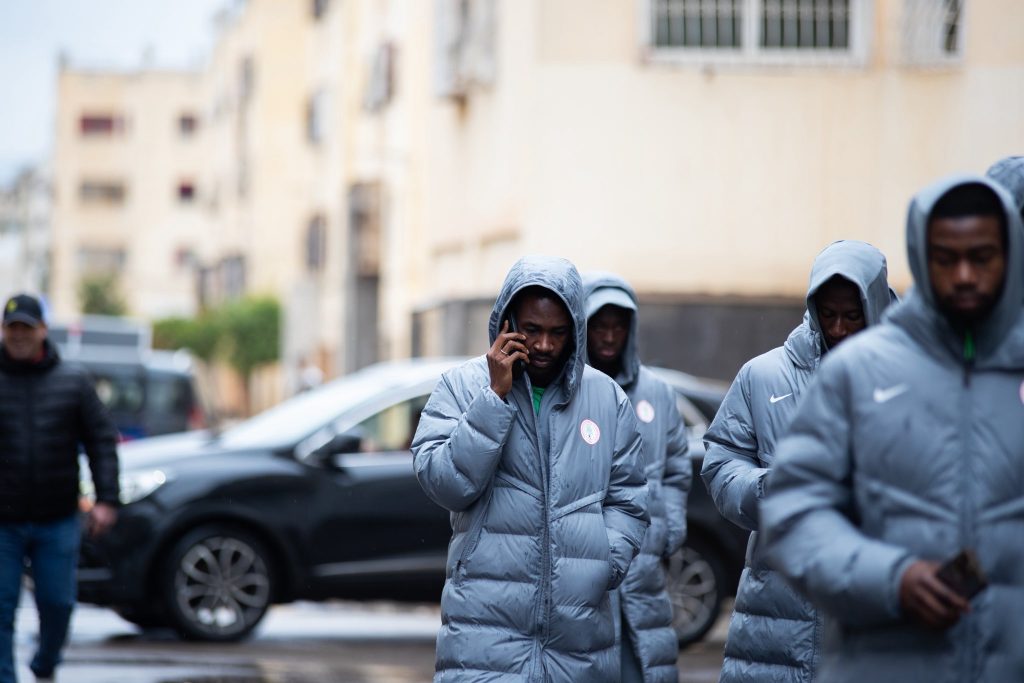 Super Eagles Arrive Fez Stadium Ahead of AFCON Group C Clash with Tunisia - Photo Credit : Super Eagles, X