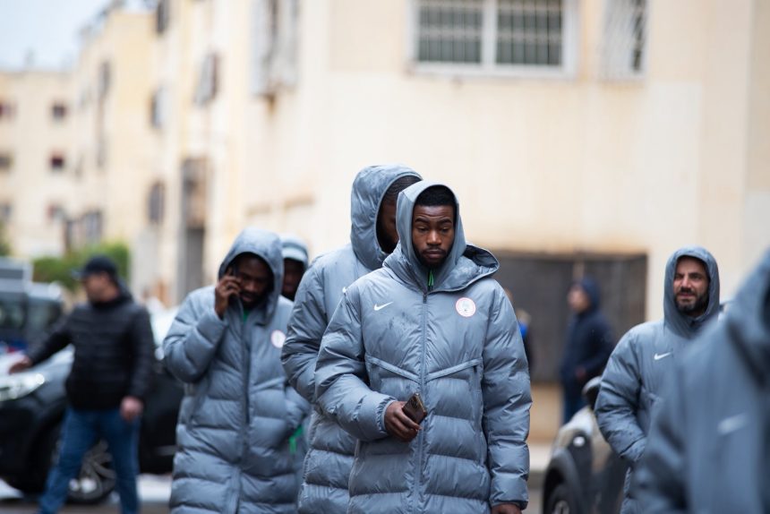 Super Eagles Arrive Fez Stadium Ahead of AFCON Group C Clash with Tunisia - Photo Credit : Super Eagles, X