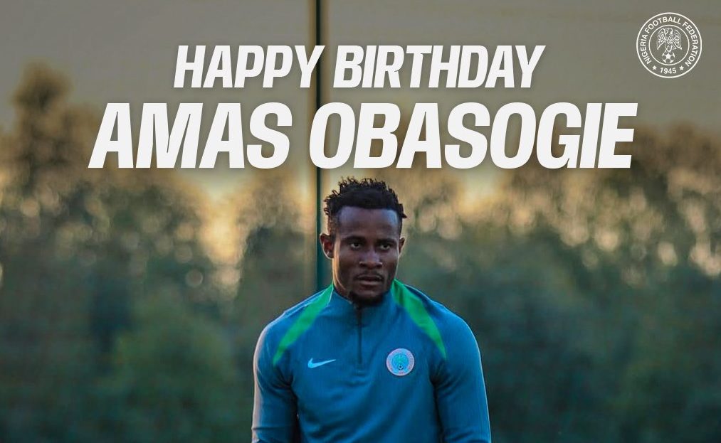 Super Eagles Celebrate Amas Obasogie on His 26th Birthday at AFCON 2025 - Photo Credit : Super Eagles, X