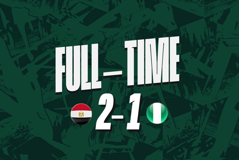 Super Eagles Fall 2–1 to Egypt in Cairo Friendly - Photo Credit : Super Eagles X