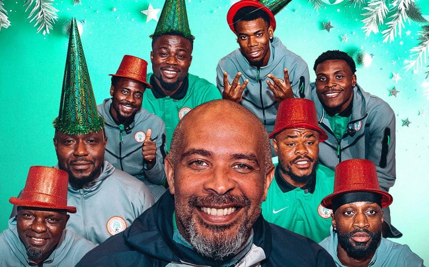 Super Eagles Players and Backroom Staff Wish Nigerians Merry Christmas - Super Eagles, X