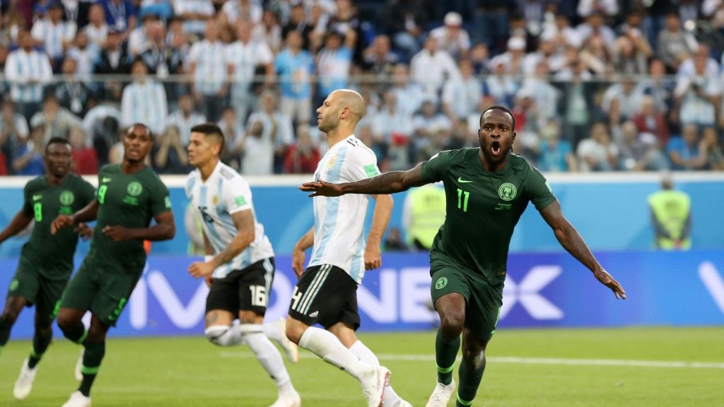 Victor Moses. (Photo credit: Super Eagles Media).