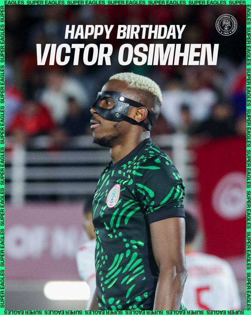 Victor Osimhen Celebrates 27th Birthday Amid AFCON 2025 Campaign With Super Eagles - Photo Credit - Super Eagles, X