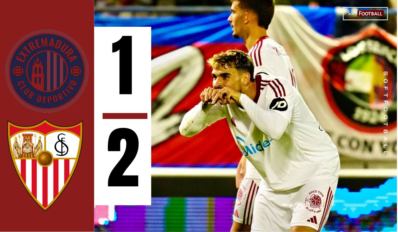 Extremadura vs Sevilla. (Photo Credit: Softfootball Media).