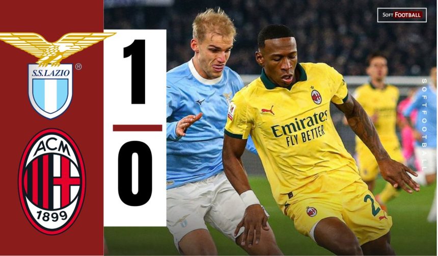 Lazio Vs AC Milan (Photo Credit: Softfootball Media)