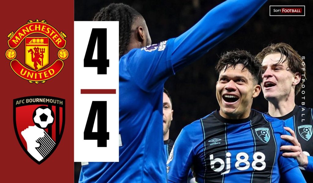 Manchester United vs Bournemouth (Photo Credit: Softfootball Media)