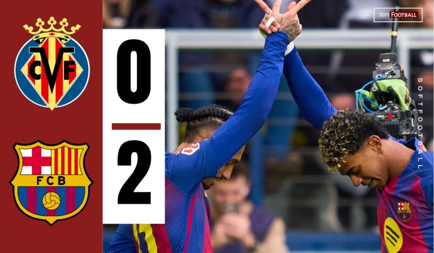 Villarreal v Barcelona. (Photo Credit: Softfootball Media).