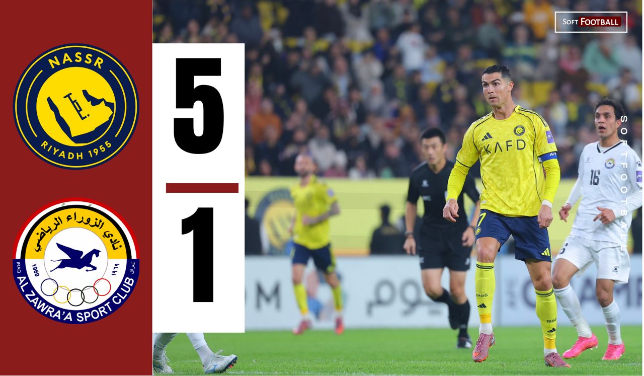 Al Nassr vs Al Zawraa (Photo Credit: Softfootball Media)