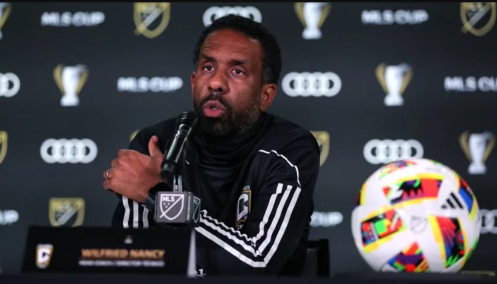 Wilfried Nancy, (Photo Credit: Columbus Crew Media).
