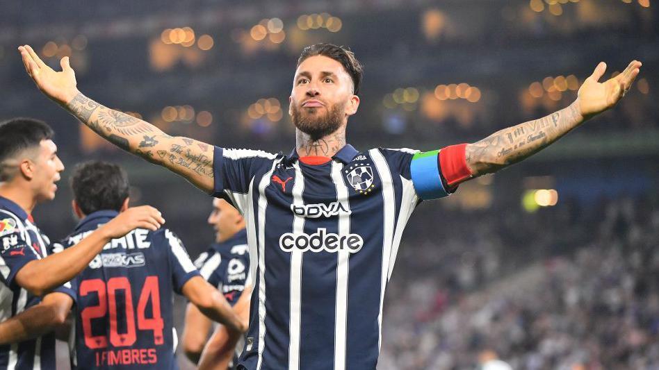 Sergio Ramos with Monterrey (Photo Credit: Monterrey facebook page)