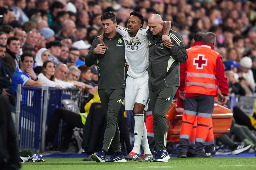 Real Madrid Defender Eder Militao Suffers Serious Injury (Photo Credit: Real Madrid Media )