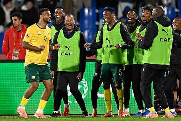 South Africa players celebrate after scoring the winner (Photo Credit: South Africa Media)