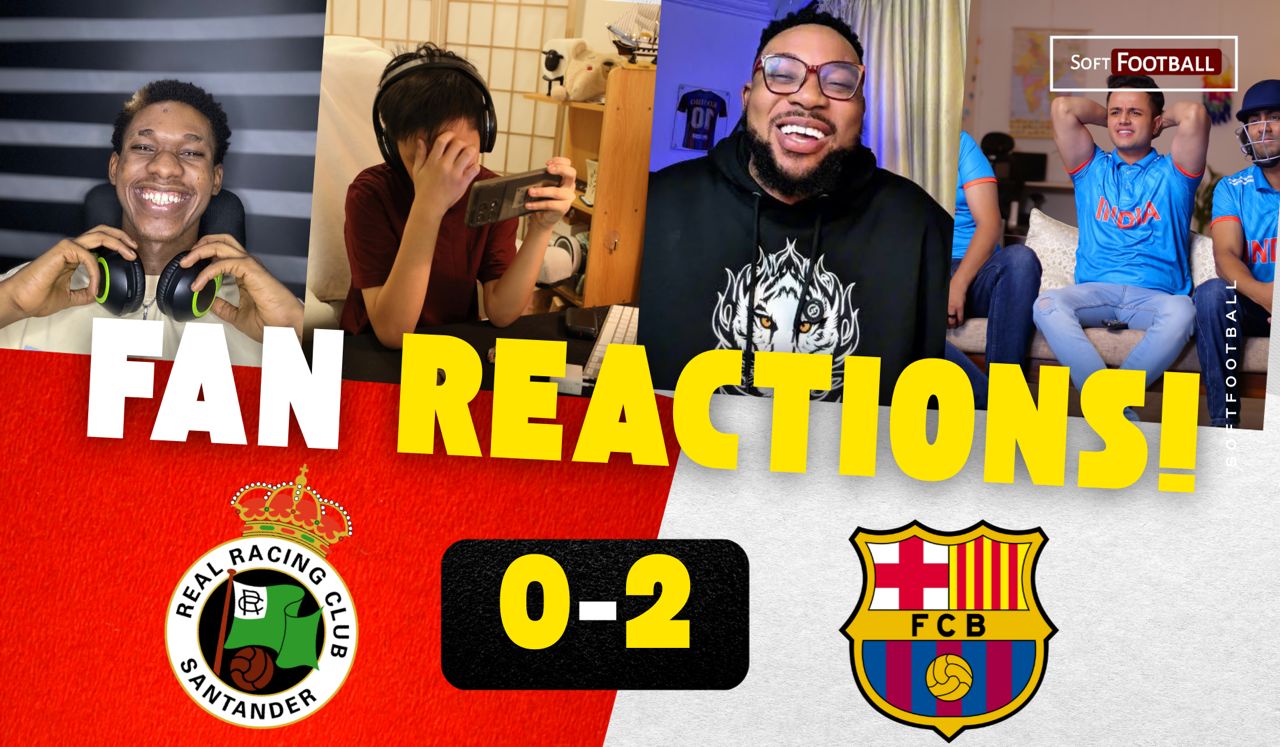 Racing Santander vs Barcelona (Photo Credit: SoftFootball Media)