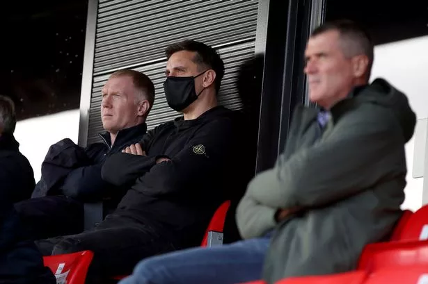 Paul Scholes, Garry Neville and Roy Keane (Photo Credit: Skysports Media)