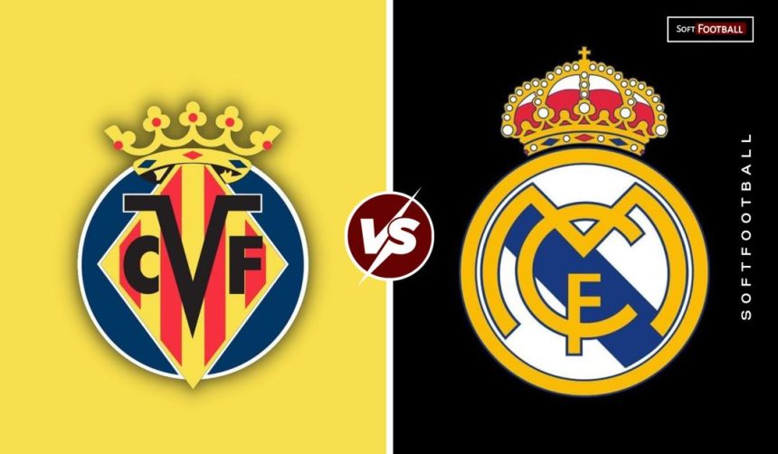 Real madrid vs villarreal. (Photo credit: Softfootball media)