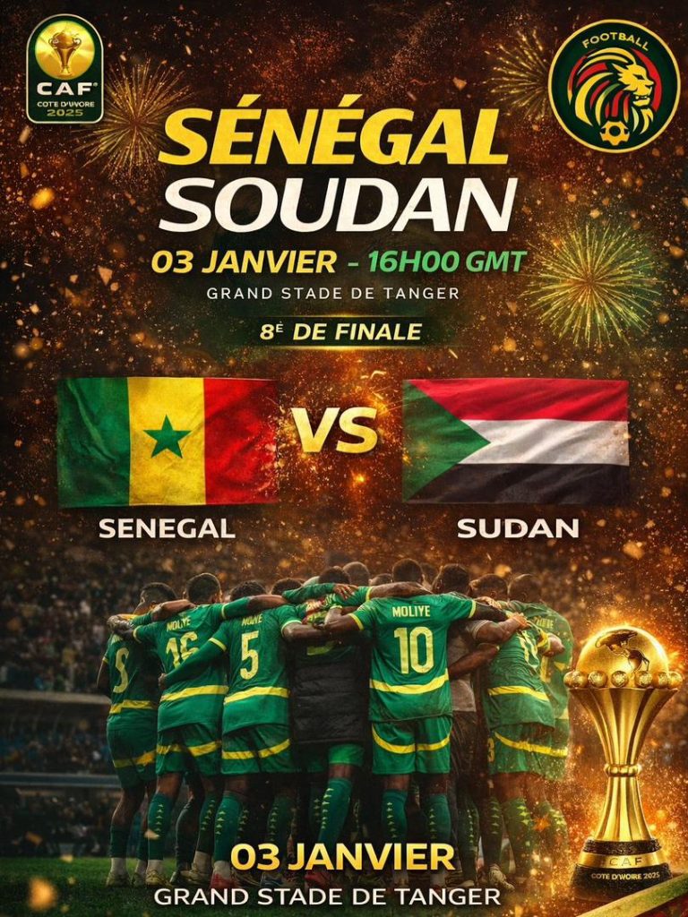 Senegal vs sudan. (Photo credit:Football senegaal)