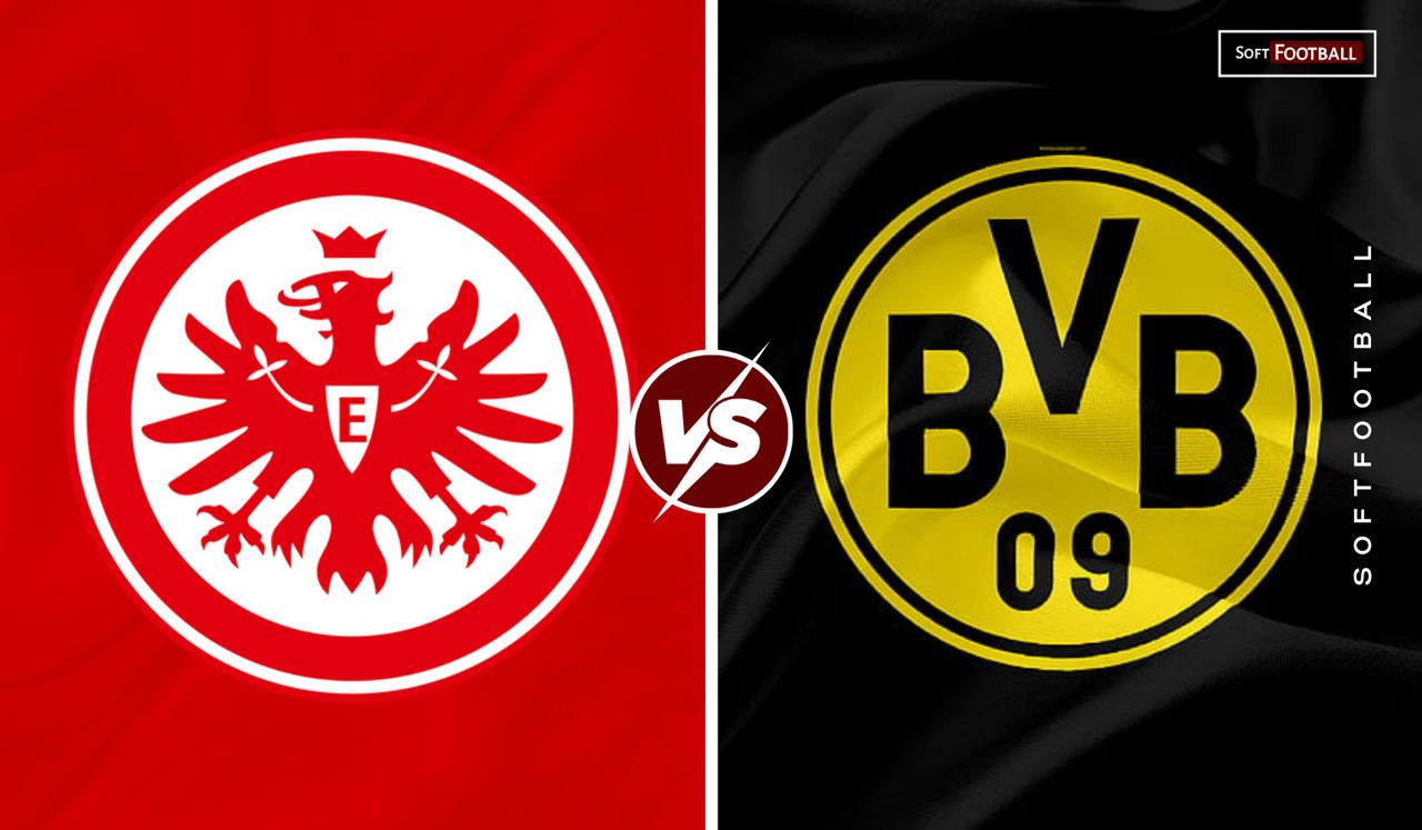 Eintracht Frankfurt vs Borussia Dortmund. (photo credit: Softfootball media)