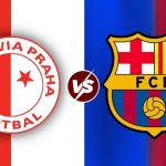 Slavia Prague vs Barcelona. (photo credit: softfootball media)