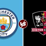manchester city vs Exeter City.(photo credits: softfootball media)