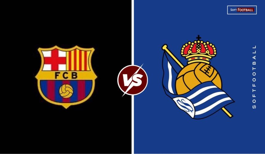 Real Sociedad vs Barcelona.(photo credit: softfootball media)