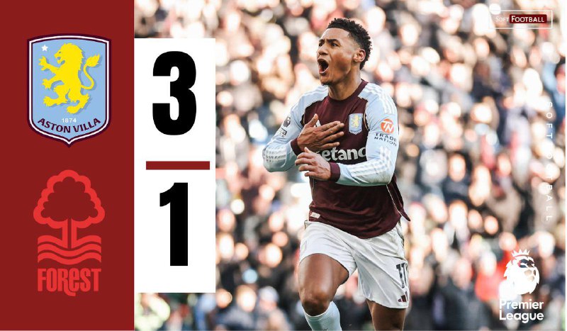 Aston Villa vs Nottingham forest (Photo Credit: Softfootball Media)