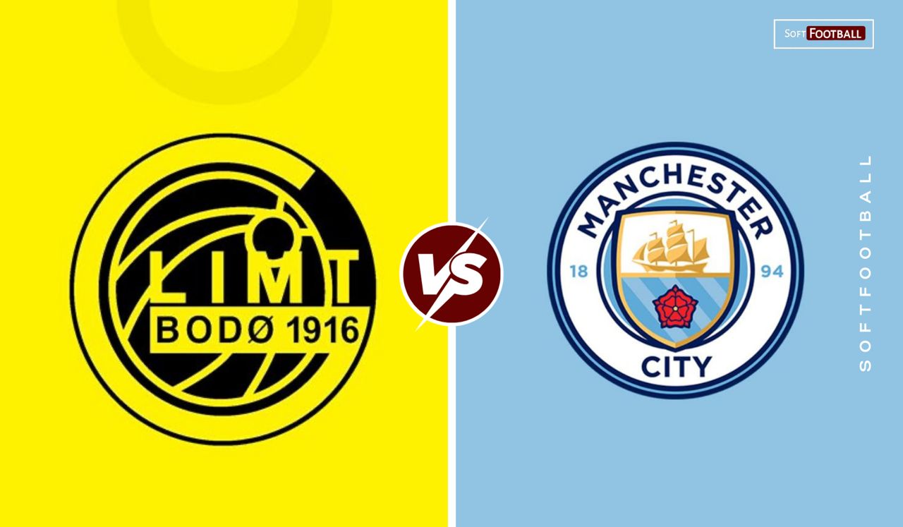 Bodo/Glimt vs Manchester City. (photo credit: softfootball media )