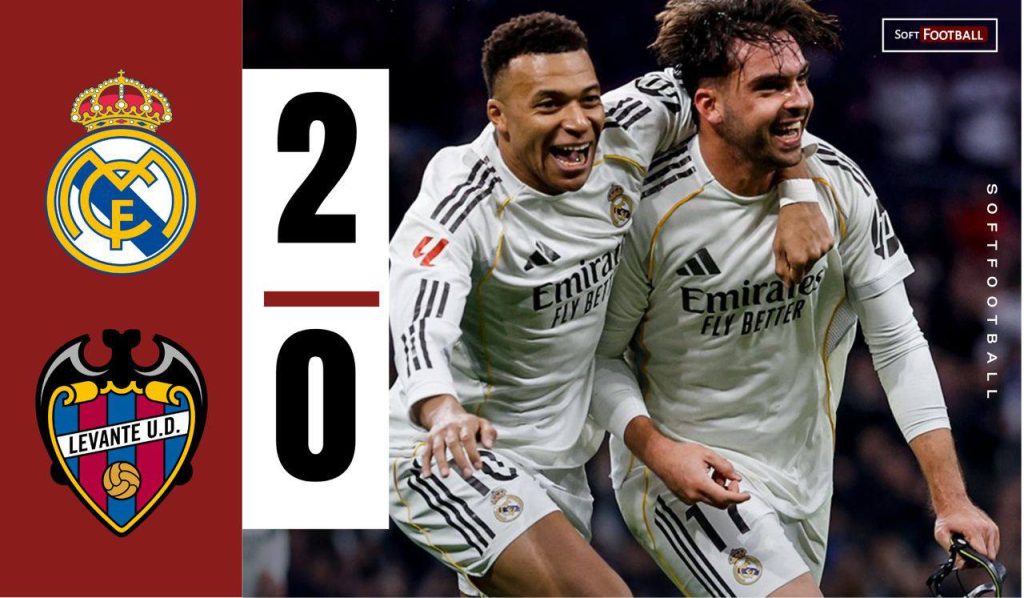 Real Madrid vs Levante (Photo Credit: Softfootball Media)