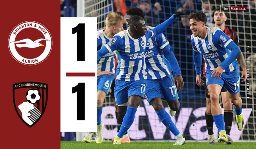 Brighton vs Bournemouth (Photo Credit: Softfootball Media)